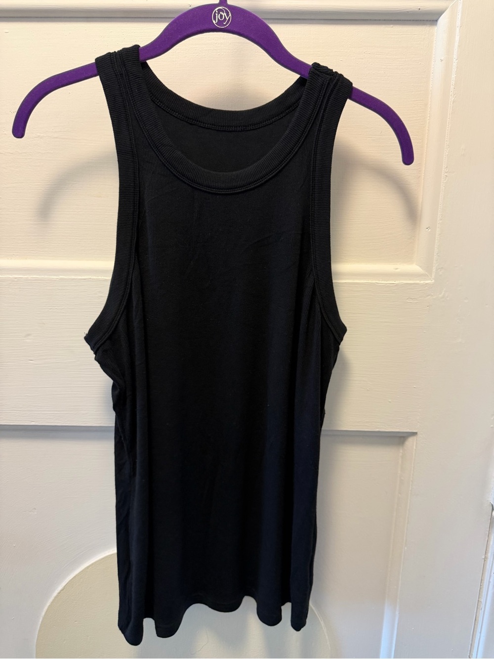 Women’s Classic Black Ribbed Tank